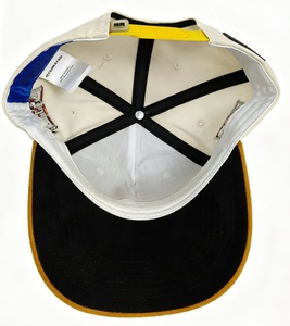 Cappellino da Baseball Bicolore in Camoscio con Ricamo Personalizzato <span class=keywords><strong>RR</strong></span>, Motivo Golf Cart, Cappello Casual per Sport all'Aperto - Product Image 4
