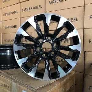 Колесные диски из сплава для Toyota Camry 17, 18 Дюймов, 5 отверстий, PCD 5x114,3, черные передние Автомобильные колеса