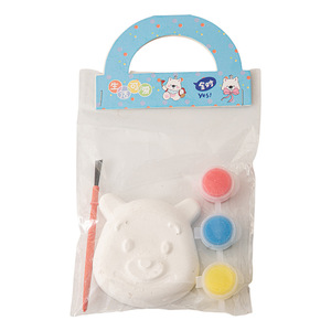 <b>Plaster</b> Painting Kit For Kids With Paint <b>Brush</b> And Colors Diy Craft Set For Girls Age 3 6 Years - Product Image 5