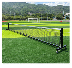 Filet de <span class=keywords><strong>tennis</strong></span> portable 12,8 m double 6 rangées pour entraînement intérieur/extérieur en PE - Product Image 4