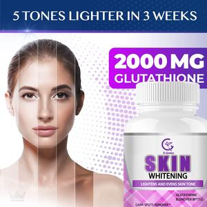 Pil Pemutih <span class=keywords><strong>Glutathione</strong></span> OEM Grosir 2000mg <span class=keywords><strong>Glutathione</strong></span> Suplemen Pencerah Kulit Efektif untuk Flek Hitam Melasma - Product Image 2