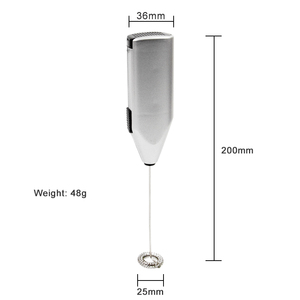<span class=keywords><strong>Mousseur</strong></span> <span class=keywords><strong>à</strong></span> <span class=keywords><strong>lait</strong></span> électrique portatif en acier inoxydable pour les lattes, les cappuccinos, les cafés, utilisation en bar <span class=keywords><strong>à</strong></span> café - Product Image 5