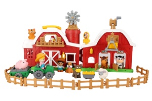 Jinming Farm Animal Big Barn Play Set Gifts <strong>for</strong> Toddlers <strong>Christmas</strong> <strong>Toys</strong> Girls <strong>Boys</strong> Pretend Interactive Animal with Tractor - Product Image 4