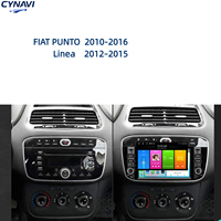 Autoradio Android Car Stereo untuk Fiat Linea Punto 2010-2016 dengan Navigasi GPS Terintegrasi, Layar IPS, Koneksi Nirkabel, dan Pemutar MP5