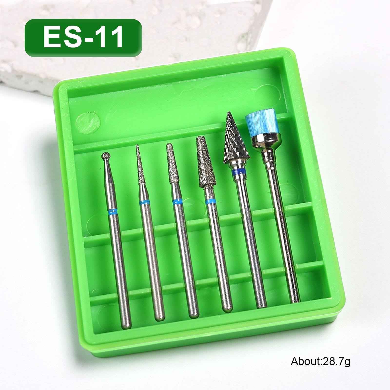 Es-11 high quality 6 boxed grinding heads