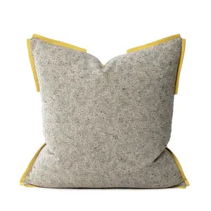 Capas de travesseiro para sofá 24x24, capas decorativas para almofada para sofá