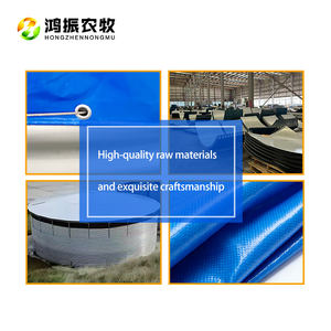 Lavabo galvanizado de tamaño personalizable, depósito de agua comercial para piscifactoría - Product Image 3