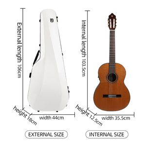 Selena E Real Mission Cello Gig Bag Étui rigide pour guitare électrique en fibre de carbone et verre pour instrument <span class=keywords><strong>Telecaster</strong></span> - Product Image 1
