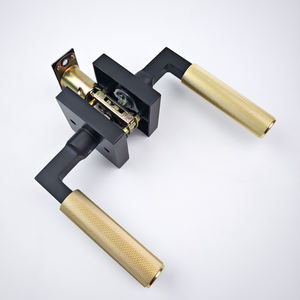 Fabbrica migliore serratura a leva per impieghi gravosi, maniglia per porta interna commerciale, resistente, antifurto nera - Product Image 4