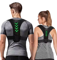 Correcteur de posture réglable en gros, ceinture de soutien dorsale, soutien de la clavicule, de la colonne vertébrale, des épaules et du bas du dos, correction de la posture