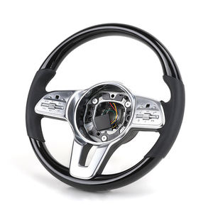 Volant en cuir de luxe pour Mercedes Classe A/B/C, GLA/<span class=keywords><strong>CLA</strong></span>/GLC/GLE/GLS (W204-W206/W213) - Mise à niveau du modèle ancien au nouveau - Product Image 1