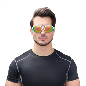 Kính thể thao màu vàng unisex dành cho hoạt động ngoài trời, đạp xe, thời trang, khung PC, in logo tùy chỉnh, bán trực tiếp từ nhà máy, dành cho nam và nữ - Product Image 3