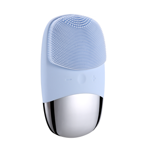 Hot Bán Home Spa Sử Dụng Điện Silicone Bàn Chải Làm Sạch Da Cầm Tay Công Cụ Exfoliators Tím Màu Xanh Lá Cây Màu Xanh Đen Cho Vẻ Đẹp - Product Image 5