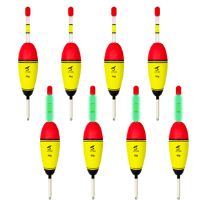 Desain baru <span class=keywords><strong>Fashion</strong></span> ABS pelampung 82.3mm Dia 10 buah LED memancing mengapung terbuat dari EVA dan PVC untuk aktivitas memancing luar ruangan - Product Image 1