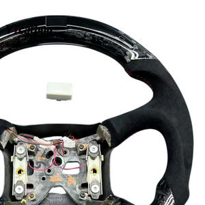 YTcarbon for Yukon Denali 99-02 Auto Parts Car <strong>Interior</strong> <strong>Accessories</strong> Modify Racing Style Custom Real Carbon Fiber Steering Wheel - Product Image 4