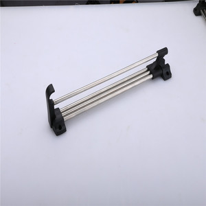 Stainless Steel Telescopic <b>Clothes</b> <b>Rack</b> Wall Mounted Wardrobe Storage Organizer Rectangle Shape Clothing Rail - Product Image 3