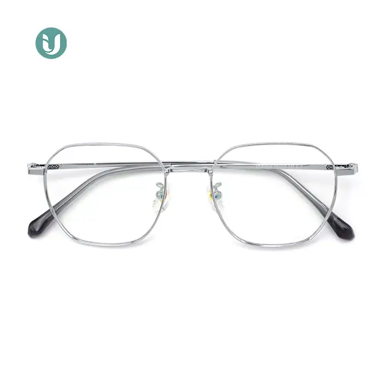 Gafas de Metal de lujo, lentes de aleación especializada, montura óptica, 83436