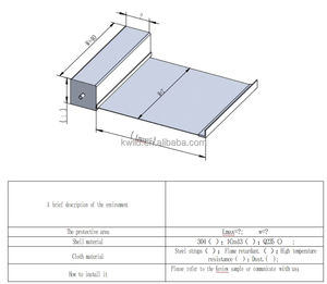 Cubierta <span class=keywords><strong>de</strong></span> delantal <span class=keywords><strong>de</strong></span> cortina <span class=keywords><strong>de</strong></span> protección <span class=keywords><strong>de</strong></span> <span class=keywords><strong>aluminio</strong></span> para máquina cnc - Product Image 6