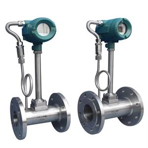 증기 소용돌이 유량계 펄스 출력 Ip67/Ip68 플랜지 연결 유형 소용돌이 공기 유량계 디스플레이에 유량계 표시 - Product Image 5