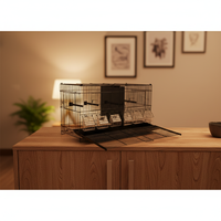 Vente en Gros Usine Cage à Oiseaux en Métal, Petite Cage pour Perroquets, Conception OEM, Cage d'Élevage pour Oiseaux en Acier, Montage Facile