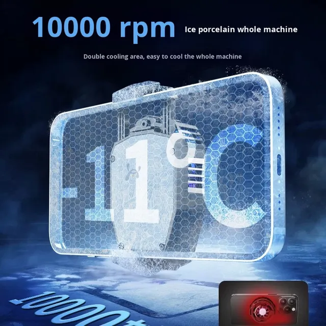 Mobile Phone Cooler Semiconductor Cooling Air Cooling Universal Ice Seal Adhesive Pad 2pro