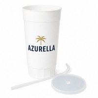 Gobelets Souvenirs de Carnaval 64oz en Gros Réutilisables Lavables au Lave-Vaisselle avec Couvercle et Paille Logo Personnalisé Imprimé Style Américain Vente en Gros