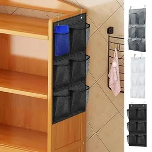 <span class=keywords><strong>Sac</strong></span> de rangement mural à 6 compartiments, en <span class=keywords><strong>tissu</strong></span> non tissé, <span class=keywords><strong>sac</strong></span> de rangement en maille pour armoire - Product Image 4