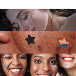 Parche de espinillas de acné colorido Invisible Vegano Varias formas Parches de espinillas Hidrocoloide Ultra Thin Coloufull Cover Parche curativo - Product Image 4