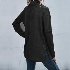 Blusa Casual para Mujer, Estilo Túnica, Cuello Tipo Capucha, Larga, con Decoración de Cristales en la Parte Delantera, para <span class=keywords><strong>Primavera</strong></span>, <span class=keywords><strong>Verano</strong></span>, Otoño e <span class=keywords><strong>Invierno</strong></span> - Product Image 5