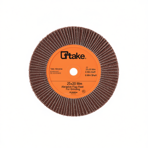 Ttake Abrasive Flap <b>Wheel</b> 25x20 Mm 6 Mm Shaft 240 Grit For <b>Grinding</b> - Product Image 2