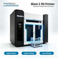 Imprimante 3D industrielle FFF AXIOM3D Blast X, nouveau volume d'impression large, haute précision, prend en charge les matériaux PEEK, PPS-CF, fibre de carbone, automatique