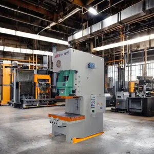 Güç basın CNC delme makinesi mekanik güç kaynağı PLC ve dişli çekirdek bileşenleri ile Metal çelik damgalama makinesi