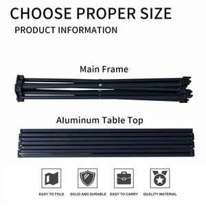 <b>Small</b> Camping Side That Fold up Lightweight,Tent <b>Folding</b> Camp <b>Table</b> - Product Image 4