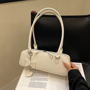 Gran oferta 2025, bolso negro brillante con decoración de lazo, bandolera de moda para mujer - Product Image 5