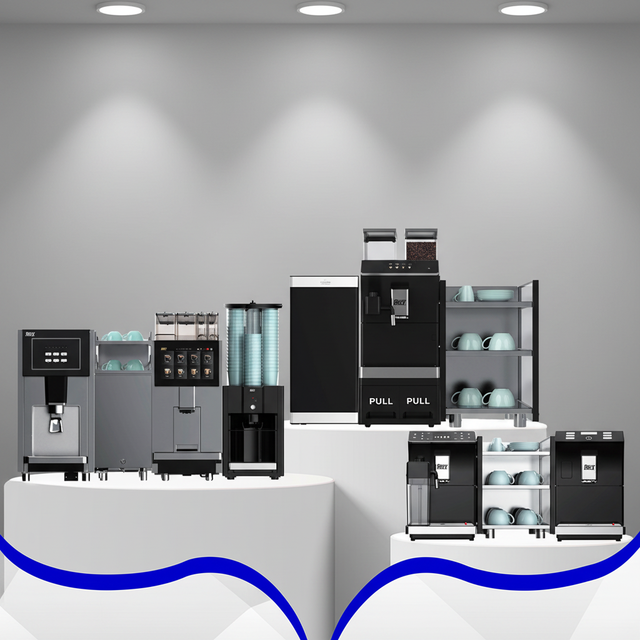 Italian Ulka Pump 19 bar Temperature Control and Hot Water System Automatic Coffee Machine with Ice