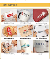 I3200 Printer Dtf Uv 3d, mesin Timbul 3d stiker kristal kecil Logo Uv Led cetak Printer Inkjet hadiah Digital A1 60cm