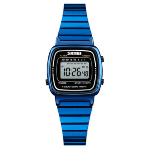 <span class=keywords><strong>Orologio</strong></span> <span class=keywords><strong>Digitale</strong></span> da <span class=keywords><strong>Donna</strong></span> Skmei Ultra-sottile in Acciaio Inossidabile di Alta Qualità, Vendita all'Ingrosso dalla Fabbrica, <span class=keywords><strong>Orologio</strong></span> Thailandese Dorato - Product Image 6
