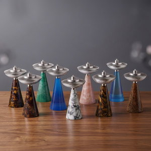 Brûleur d'encens en résine de forme conique de qualité supérieure, fait à la main, décoratif, aromathérapie, accessoire de décoration pour la maison - Product Image 1