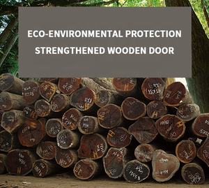 Portes intérieures en <span class=keywords><strong>PVC</strong></span> modernes en bois pour garages et maisons - Product Image 2