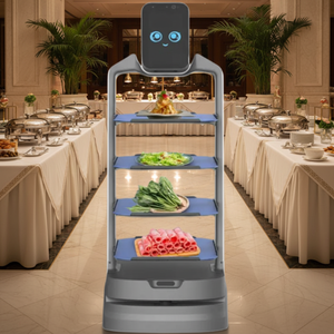 <span class=keywords><strong>Robot</strong></span> <span class=keywords><strong>de</strong></span> livraison <span class=keywords><strong>de</strong></span> service intelligent, <span class=keywords><strong>robot</strong></span> <span class=keywords><strong>de</strong></span> service sans rail, livraison <span class=keywords><strong>de</strong></span> restaurant, rappel vocal - Product Image 6