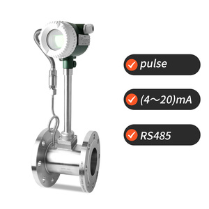 デジタルインテリジェント渦流量計、フランジ/ネジ式、遠隔操作可能、蒸気、圧縮空気、ガス用、4-20mA、RS485通信 - Product Image 3