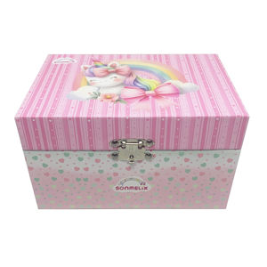 Boîte à musique à manivelle Yiyu moderne et personnalisée avec miroir, en papier écologique, pour cadeaux <span class=keywords><strong>de</strong></span> Noël pour bébés - Product Image 2