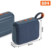 Altavoz Inalámbrico Portátil G04, Altavoz Inalámbrico Pequeño para Viajes al Aire Libre