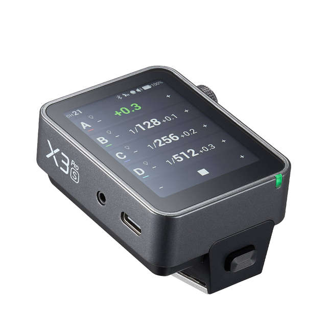 Godox X3PRO F Trigger Wireless Flash High-speed TTL Automatic Metering Synchronous High-definition OLED Plastic Touchscreen Fuji