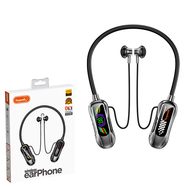 Manufacturer Wholesale Lightweight Noise Cancelling Sports Earbuds Low Latency Wireless Neckband Headphones