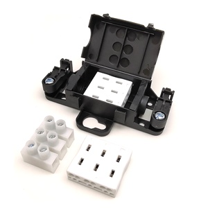 IP44 в помещении и на открытом воздухе, водонепроницаемый коннектор для кабеля, распределительная коробка, <span class=keywords><strong>3</strong></span>-контактный техника освещения огнестойкий клеммной колодки защитный короб - Product Image 3