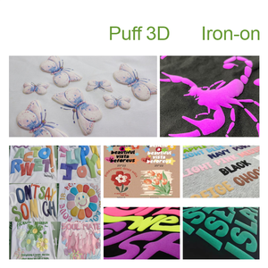 Etiquetas Termoadhesivas 3D Personalizadas Multicapa con Efecto Relieve y Color Degradado para Sudaderas de Moda - Product Image 5