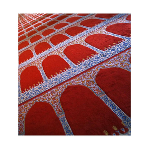 Tappeto da Preghiera per Moschea e Chiesa con Bordo Blu, Tappeti Musulmani per Moschea a Dubai UAE - Product Image 3