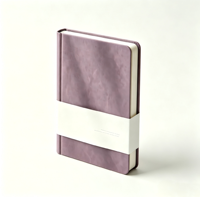 Carnet de notes en cuir PU personnalisé avec couverture rigide, logo en relief, couleur mate unie, pages intérieures personnalisées, agenda pour le bureau et les affaires