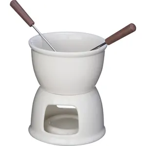 Porcelain chocolate <b>fondue</b> <b>set</b> custom merchandising - Product Image 1
